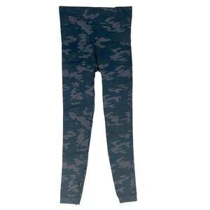 Spanx Womens Leggings Size S Camo‎ Print Stretch High Rise Ankle Length Pants
